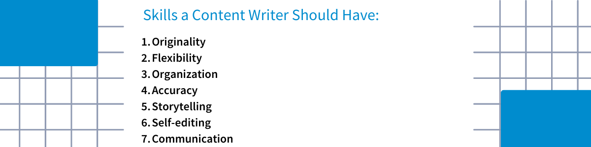 Skills A Content Writer Should Have